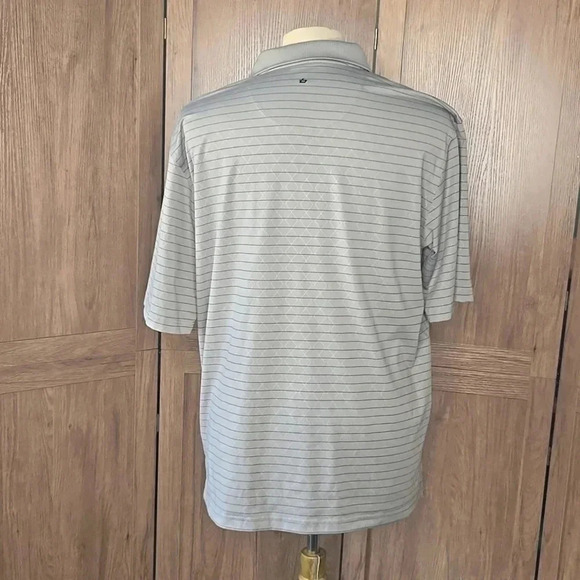 Bolle Men's Gray Striped Polo Shirt - Picture 4 of 7